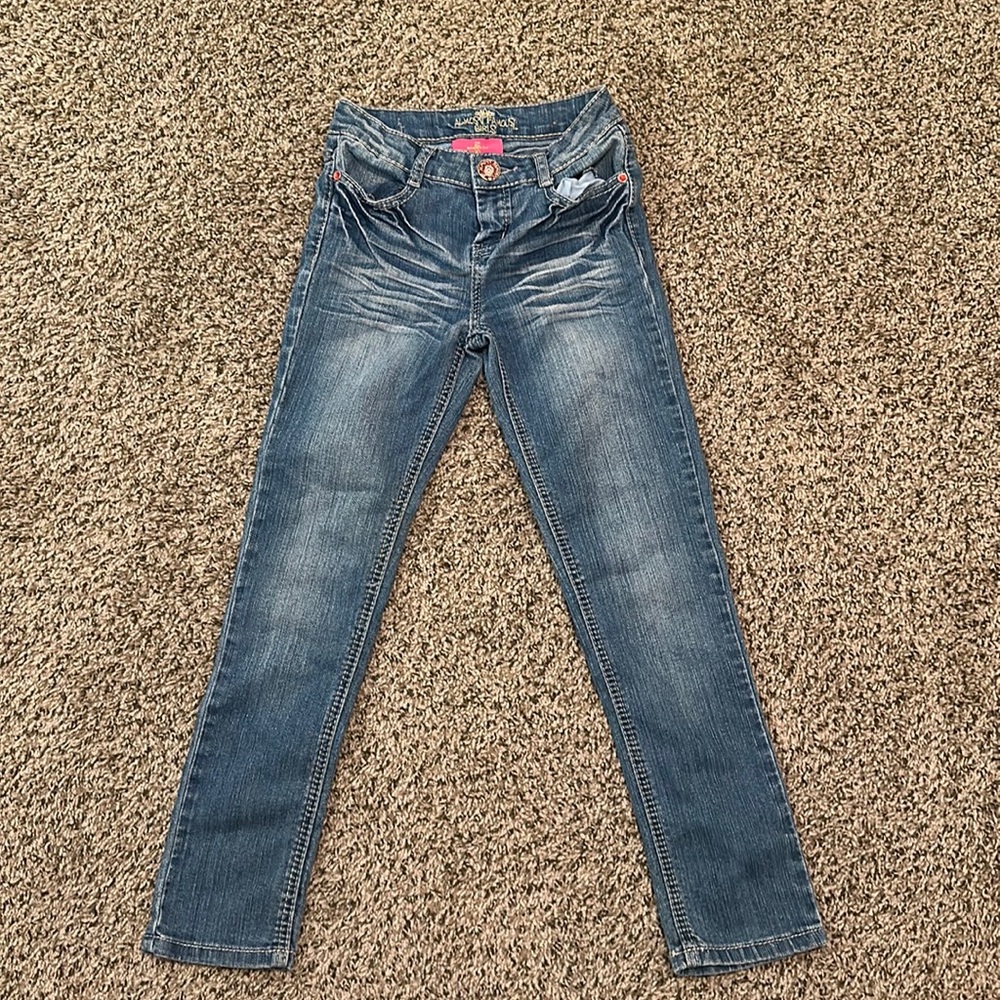 Almost famous jeans size 10 kids
